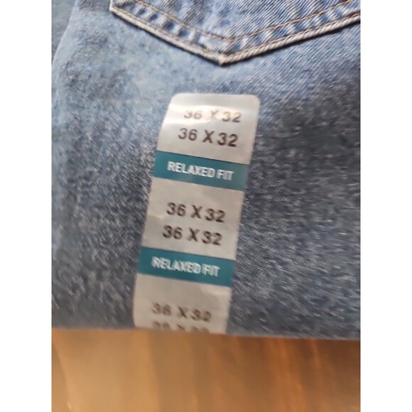 Carhartt Mens Straight Leg Jeans Size 36x32 Relaxed Fit Medium Wash B460DPS - Picture 5 of 9